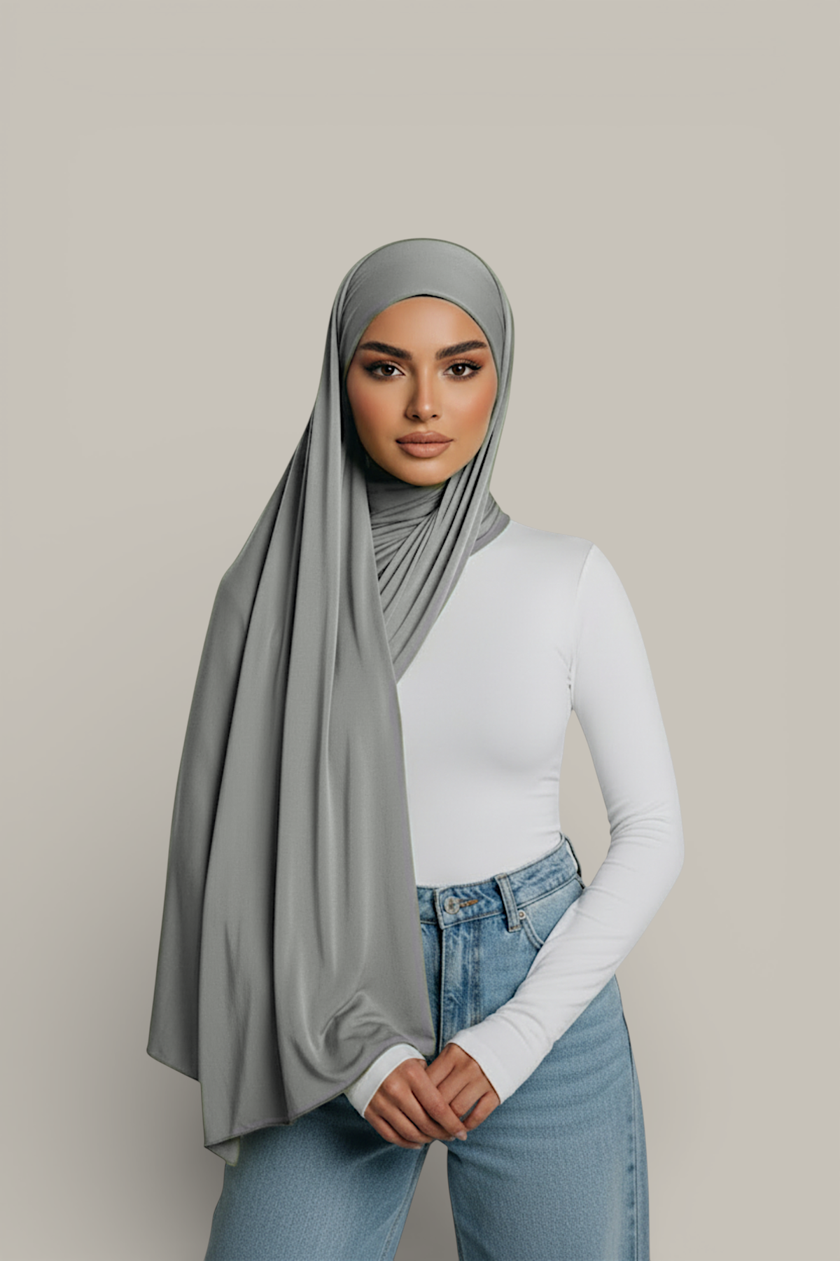 Fijne Stretch Jersey Hijab