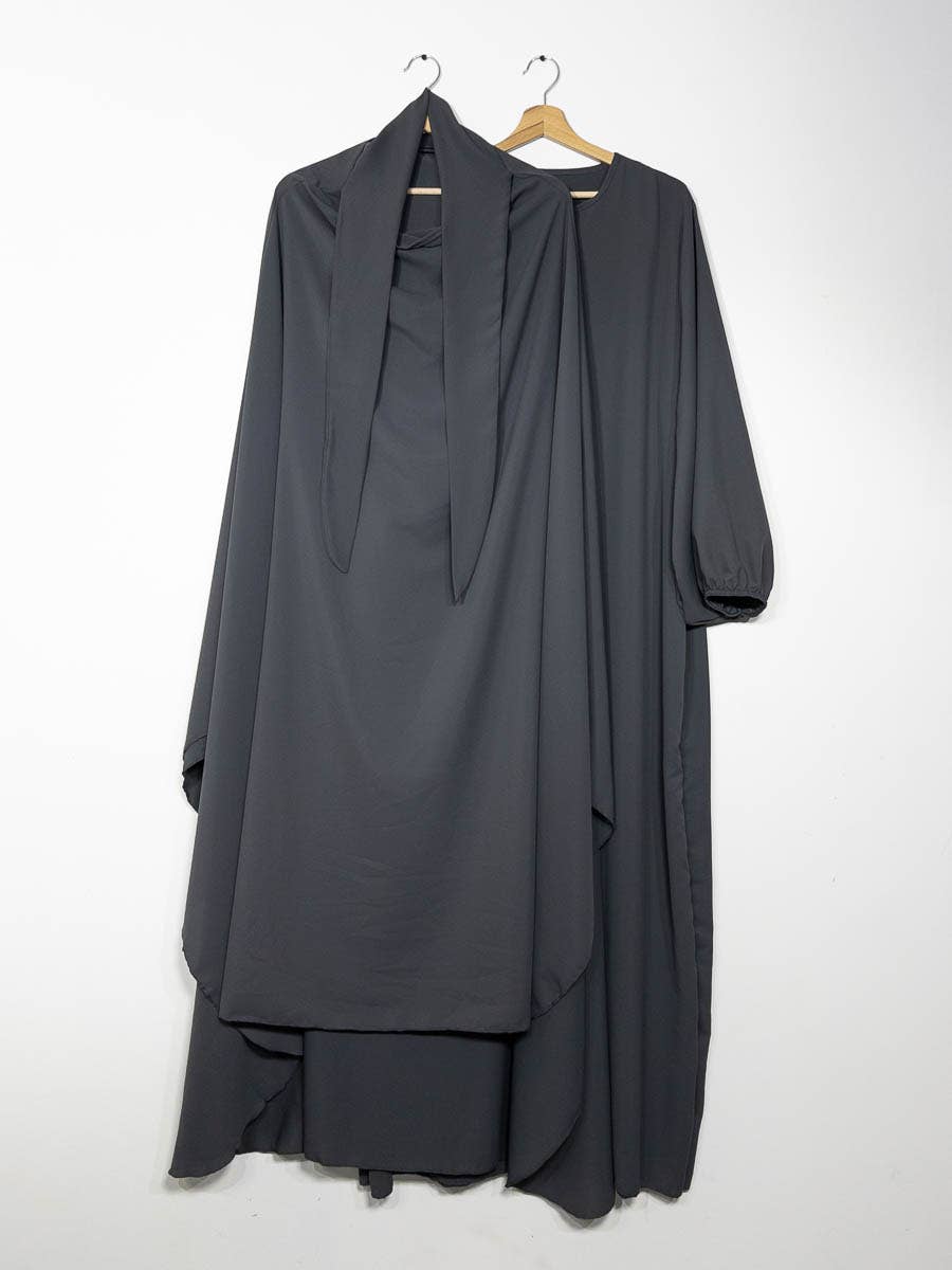 2-delige set: abaya + bijpassende khimar
