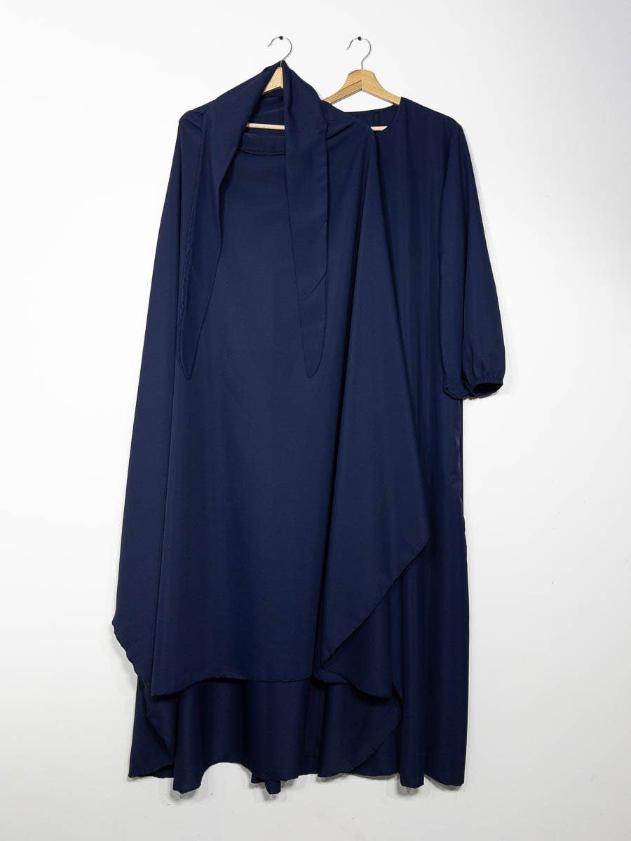 2-delige set: abaya + bijpassende khimar