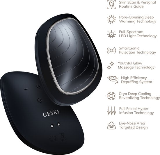 GESKE SmartAppGuided™ Sonic Warm & Cool Mask | 9 in 1