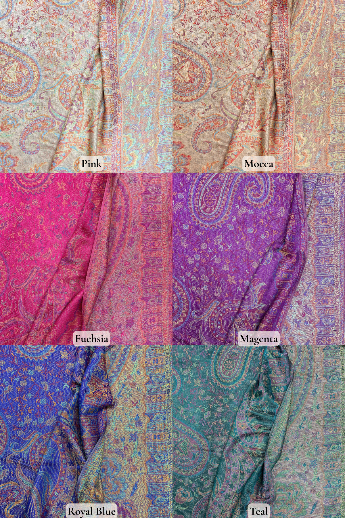 Luxe paisley pashmina hijab sjaal