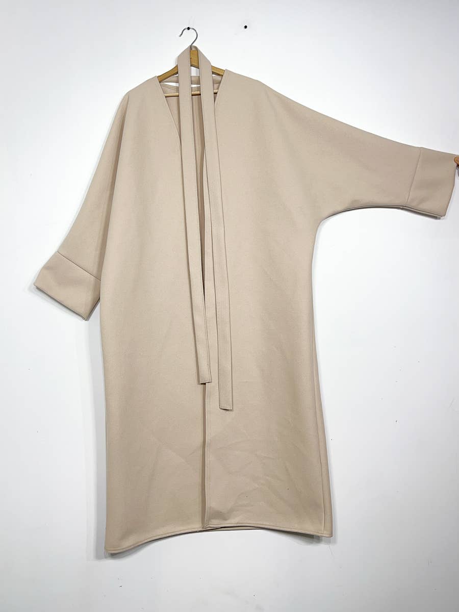 abaya-jas met ceintuur