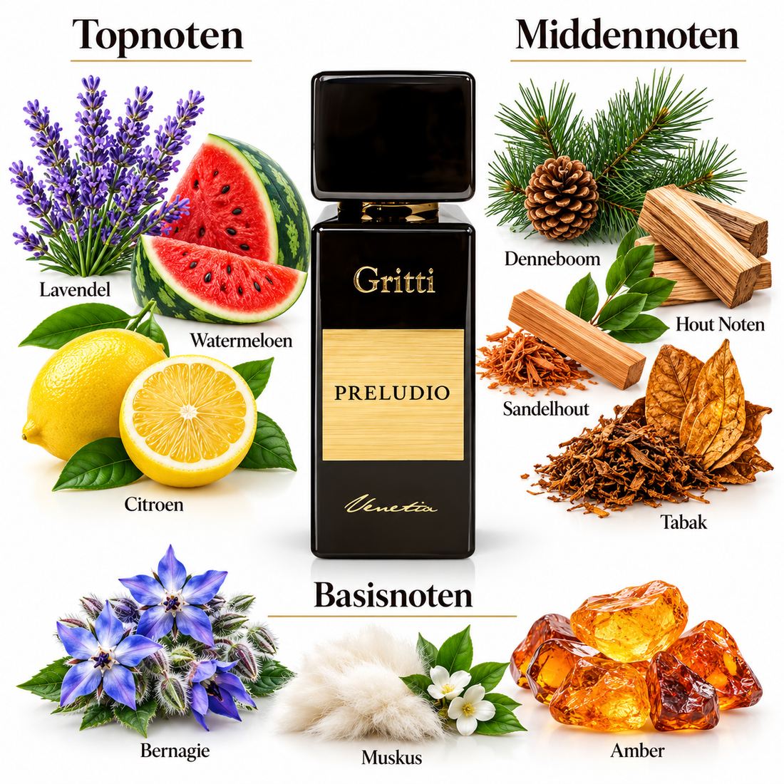 Gritti Black Preludio Eau de Parfum 100ml