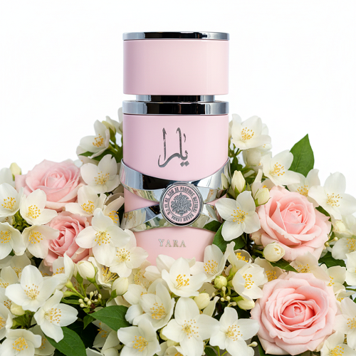 Lattafa Yara parfum roze fles