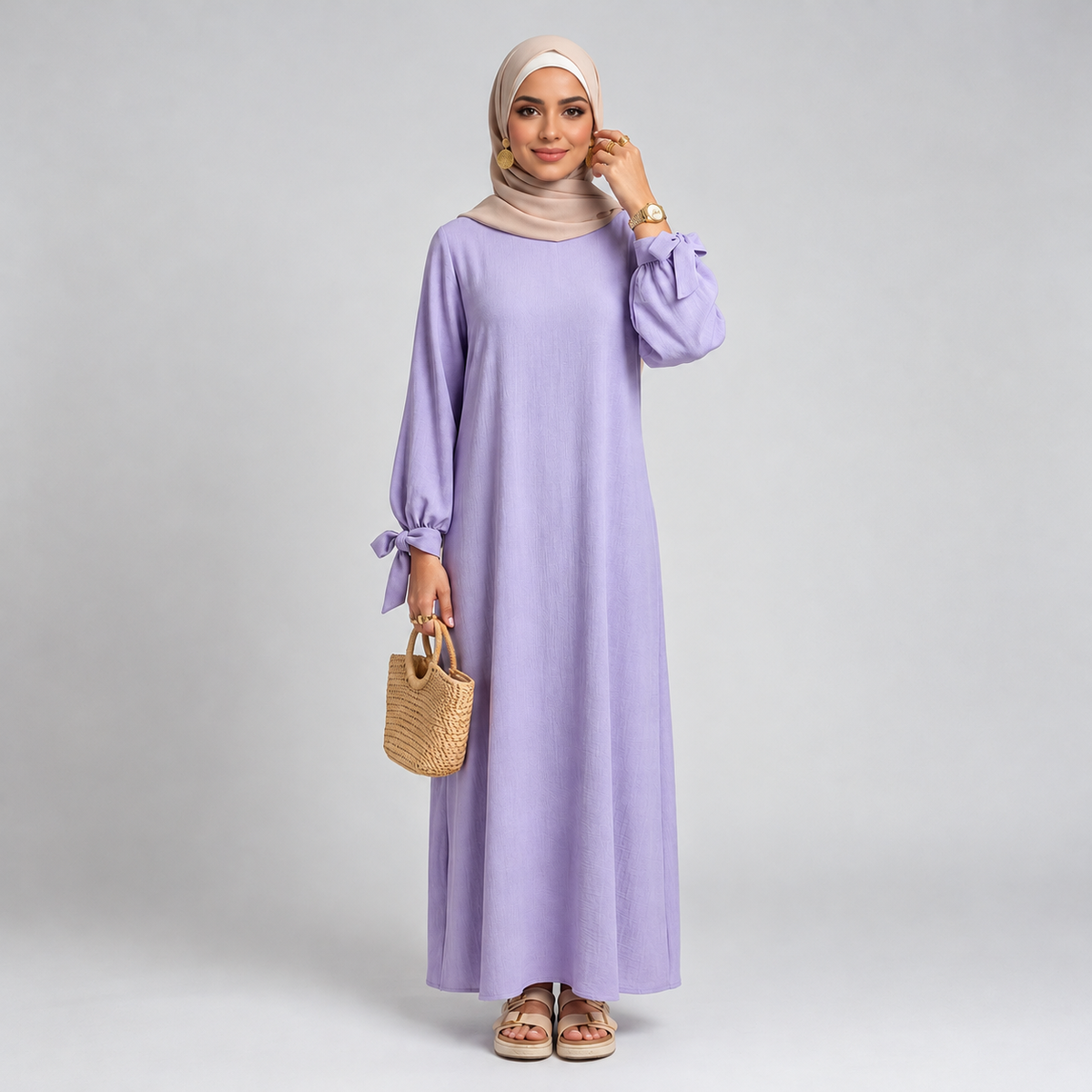 Medina zijden abaya-jurk