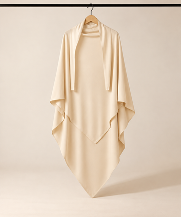 Lange khimar in premium jersey