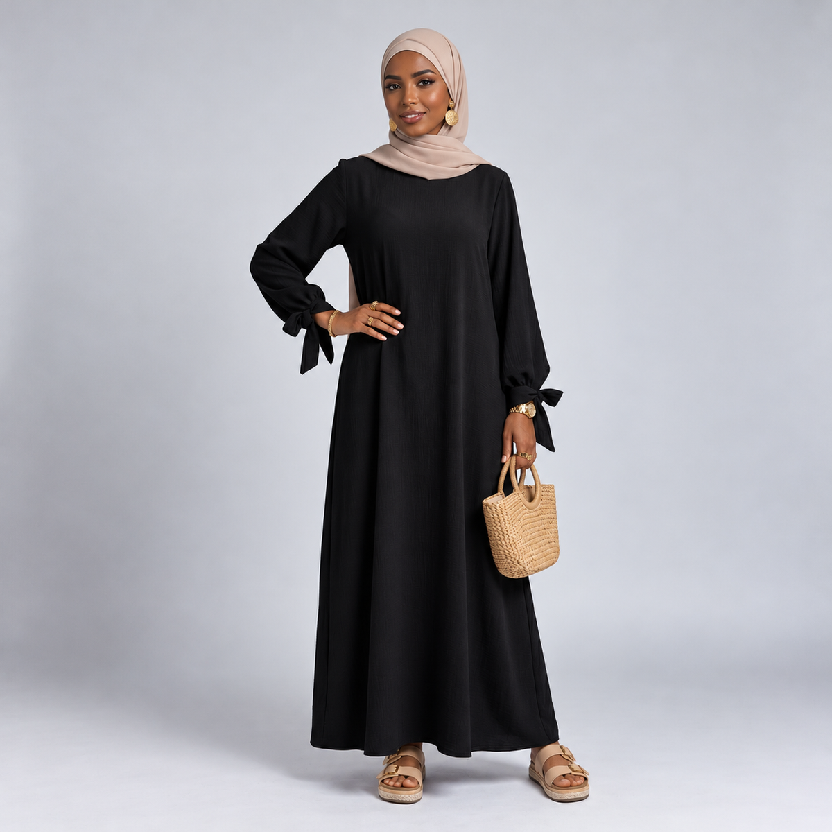 Medina zijden abaya-jurk