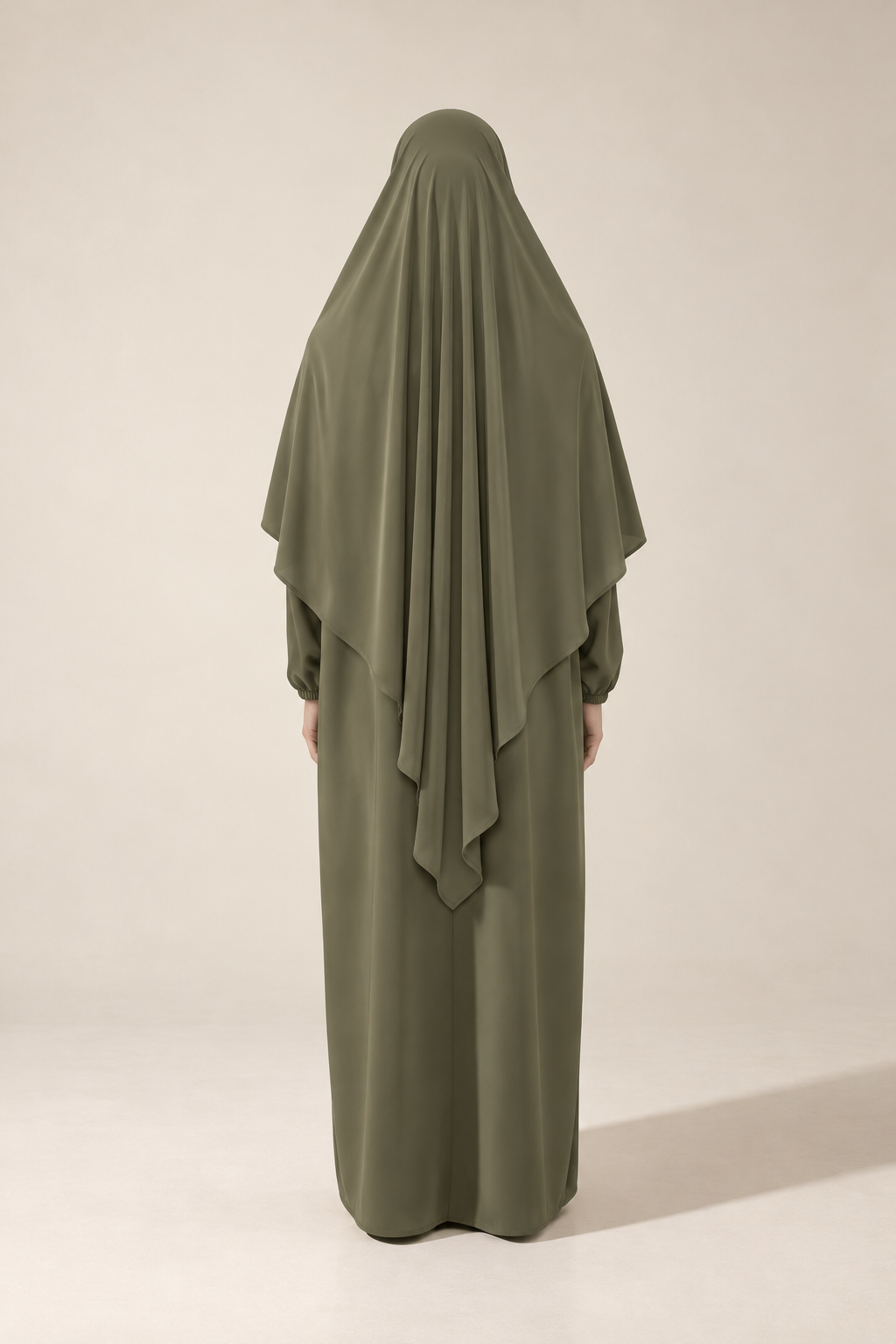 Lange khimar in premium jersey