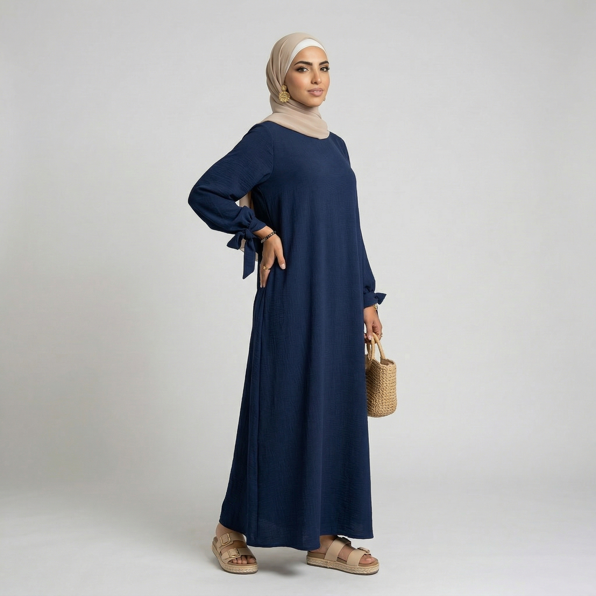 Medina zijden abaya-jurk