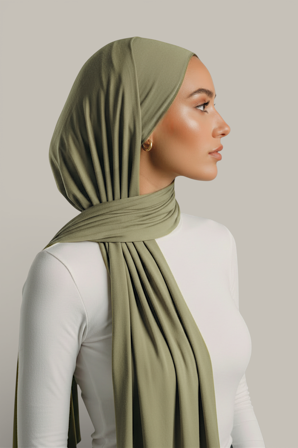 Fijne Stretch Jersey Hijab