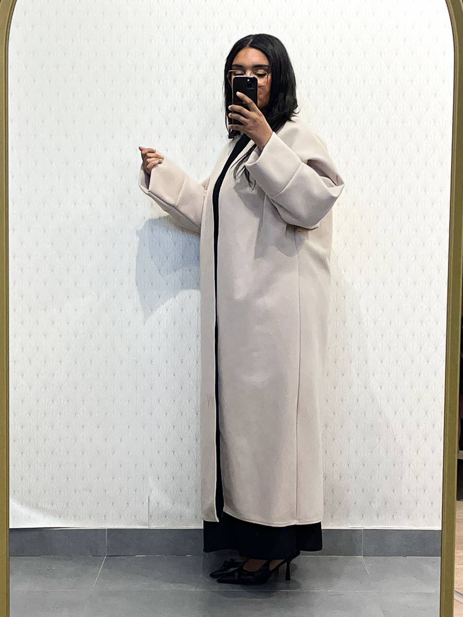 abaya-jas met ceintuur