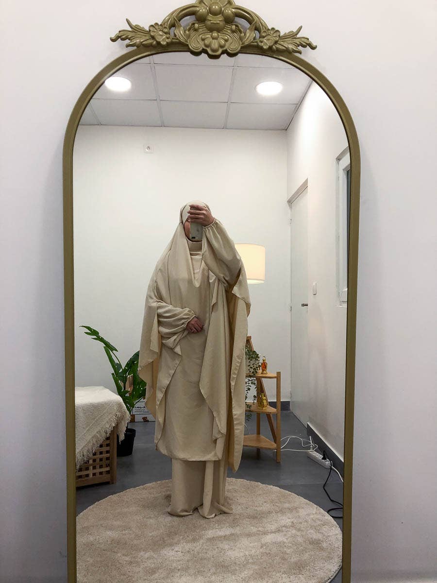 2-delige set: abaya + bijpassende khimar