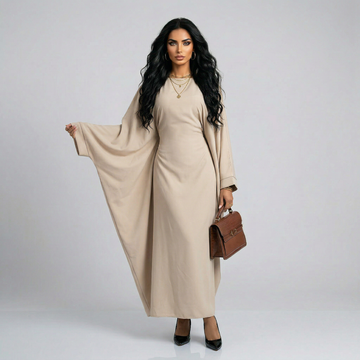 Elegante Vlindermouw Abaya – One Size