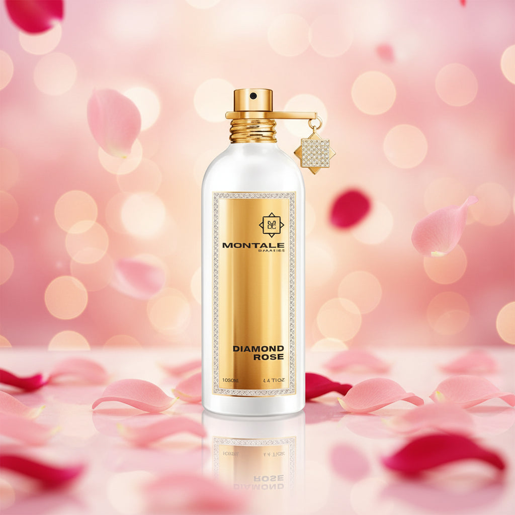 Montale Diamond Rose Eau De Parfum - Luxe rozengeur in een fles. Verbeter je zoekbaarheid met deze betoverende afbeelding.