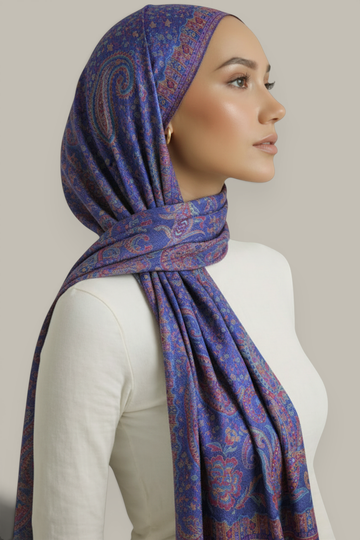 Luxe paisley pashmina hijab sjaal