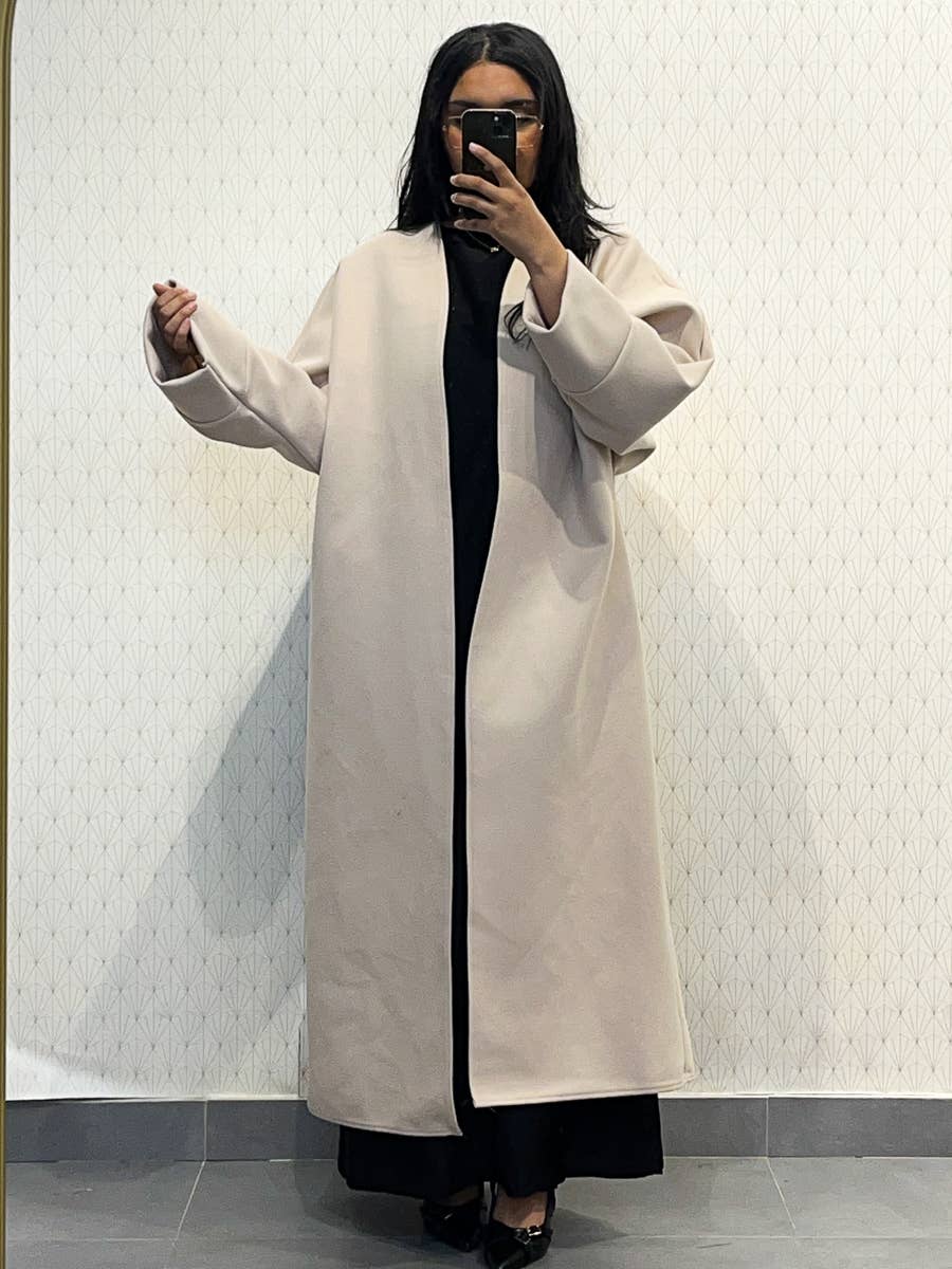 abaya-jas met ceintuur