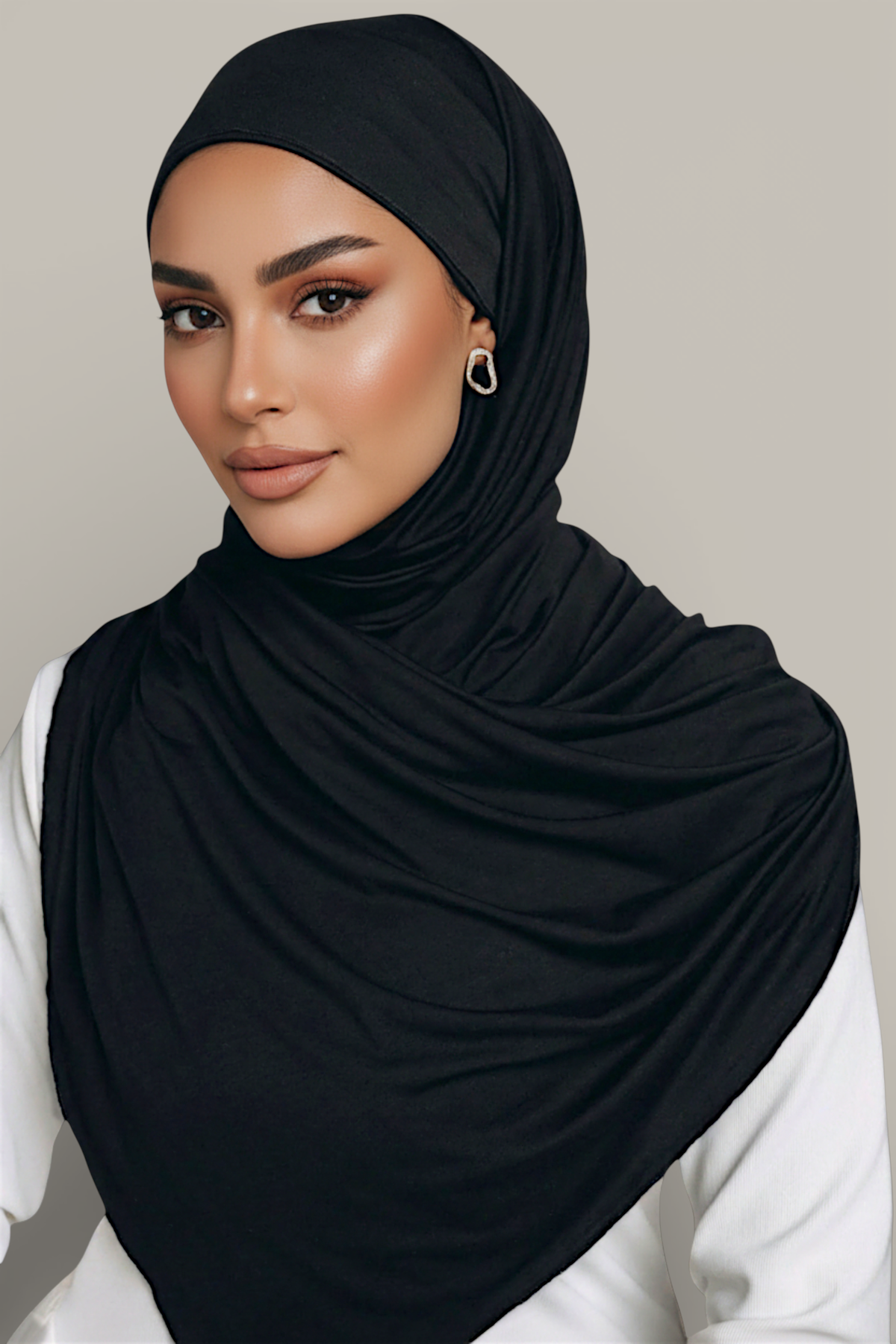 Fijne Stretch Jersey Hijab